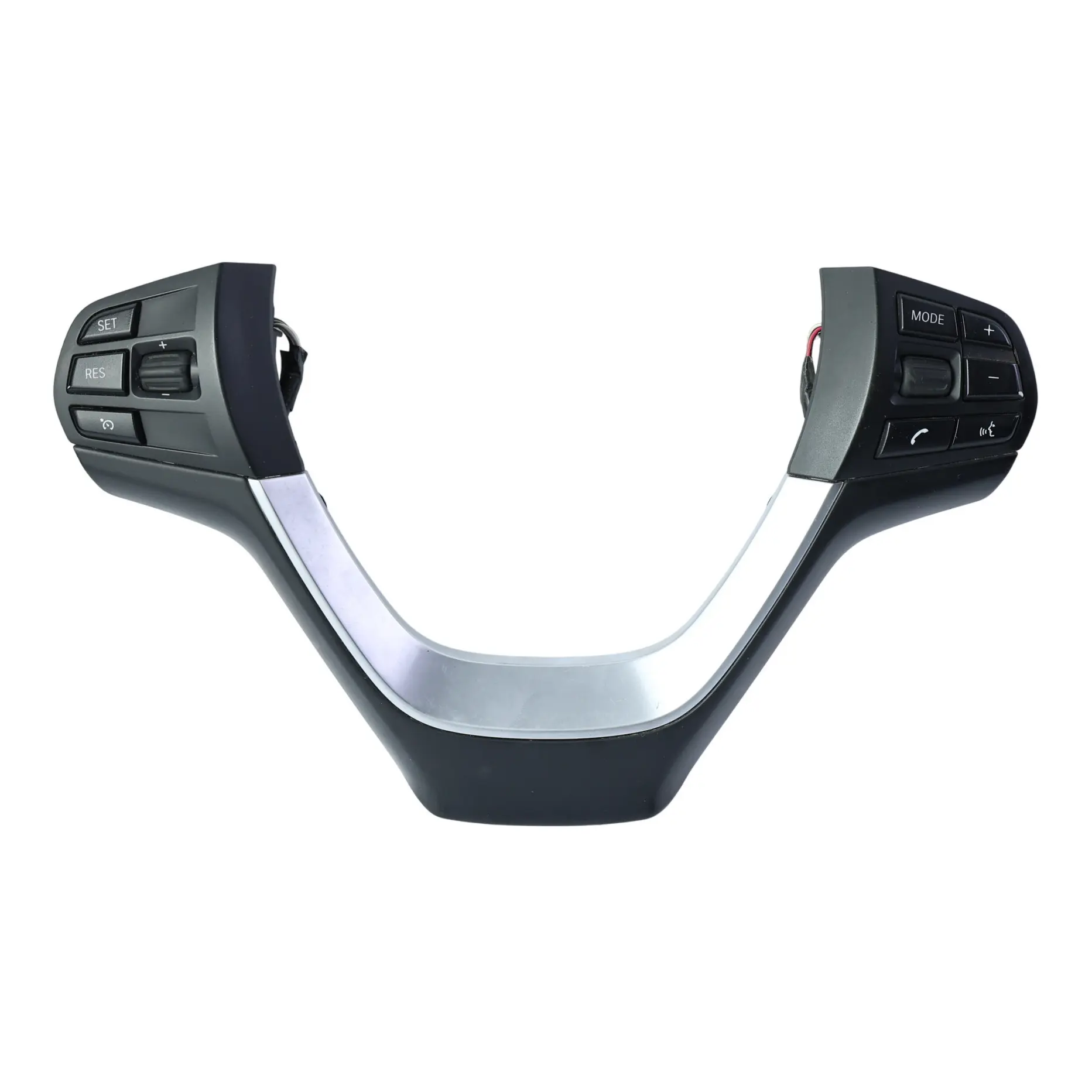 BMW X3 F25 Steering Wheel Switch Multifunction Button Trim Black Silver 9230229