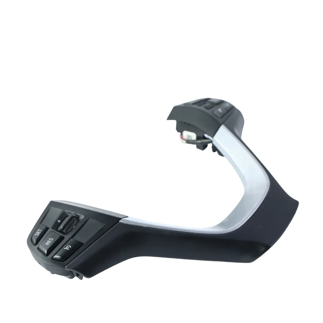 Steering Wheel Switch Multifunction Button Trim Black Silver to BMW X3 F25 with Part number 9230229 BMW X3 F25 Steering Wheel Switch Multifunction Button Trim Black Silver - SKU 9230229-2 - Part number 9230229