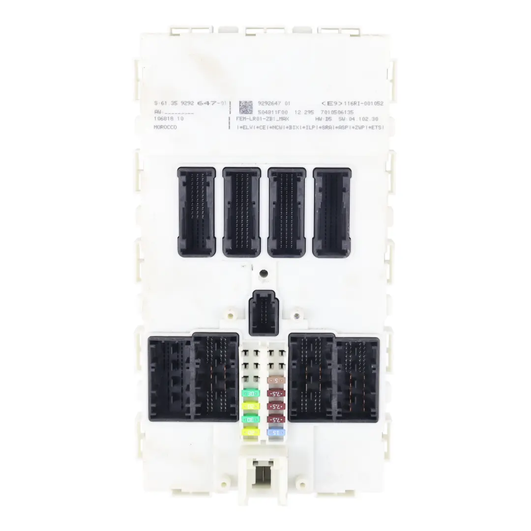 BMW F20 F21 Body Control Module BCM FEM Unit 1.6 Diesel N47D16A - SKU 9292647 - Part number 9292647