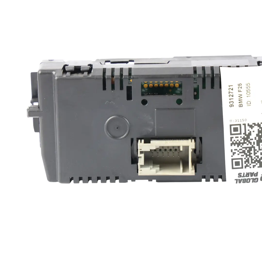 Conditioning Control Unit Switch Panel to BMW X3 F25 Automatic Air with Part number 9312721 BMW X3 F25 Automatic Air Conditioning Control Unit Switch Panel - SKU 9312721 - Part number 9312721