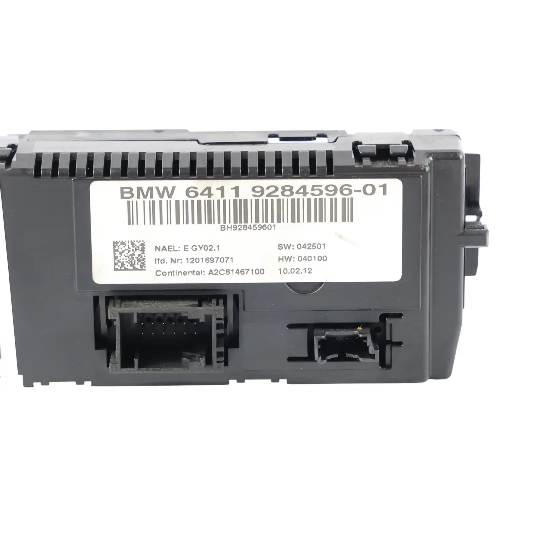 BMW X3 F25 Panneau Commande Climatisation Automatique - SKU 9312721 - Numéro de pièce 9312721