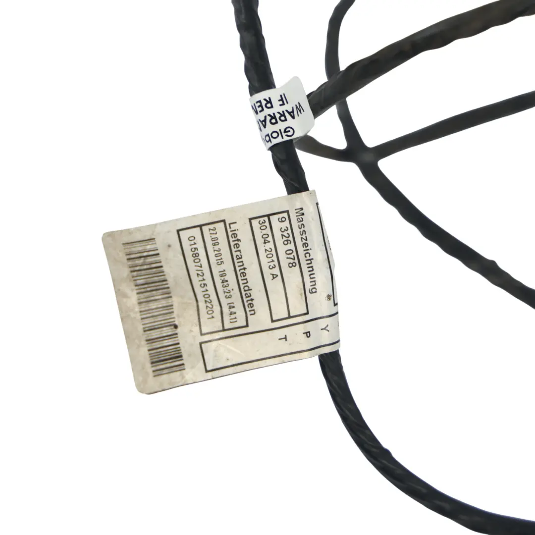 BMW Gran Turismo F34 Mazo Cables Sensor Aparcamiento PDC Delantero - SKU 9326085 - Número de pieza 9326085