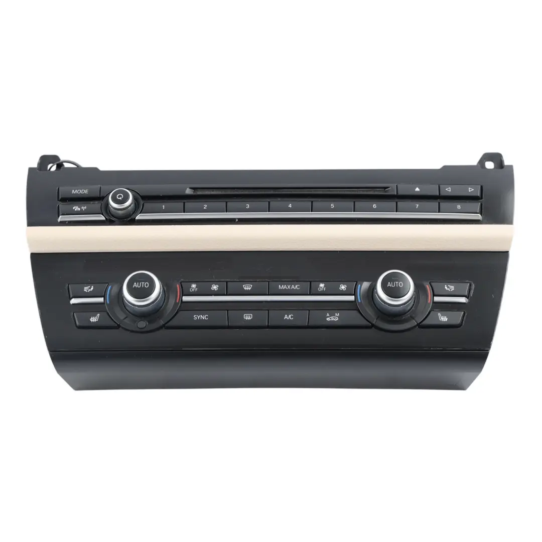  Climate Switch BMW F10 F11 F18 Panel Radio Air Condition Control Panel - SKU 9328425-6 - Part number 9328425