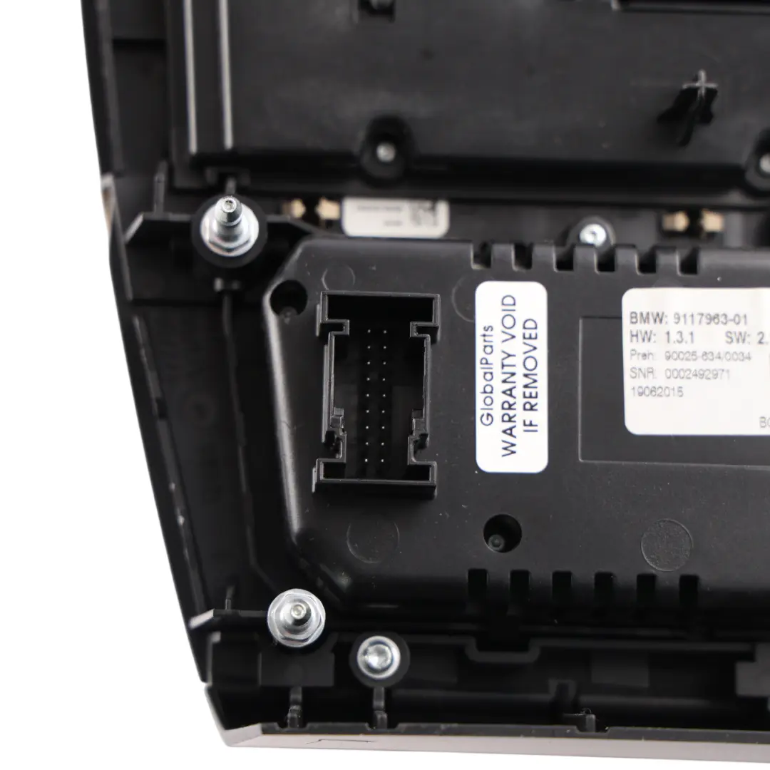 Climate Switch BMW F10 F11 F18 Panel Radio Air Condition Control Panel to with Part number 9328425 Climate Switch BMW F10 F11 F18 Panel Radio Air Condition Control Panel - SKU 9328425-6 - Part number 9328425