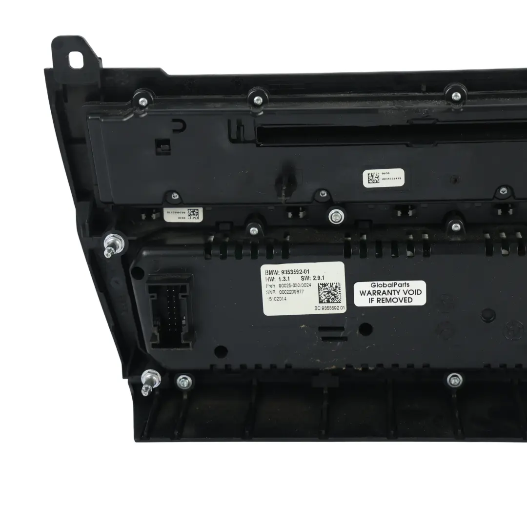 BMW F10 LCI Panel Sterowania Klimatyzacją Radia Nawiewu - SKU 9353592 - Numer Części 9353592