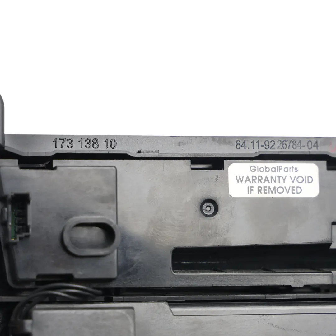 Panneau Commande Chauffage Climatisation Radio Lecteur CD pour BMW F20 F30 à propos du numéro de pièce 9354144 BMW F20 F30 Panneau Commande Chauffage Climatisation Radio Lecteur CD - SKU 9354144-5 - Numéro de pièce 9354144