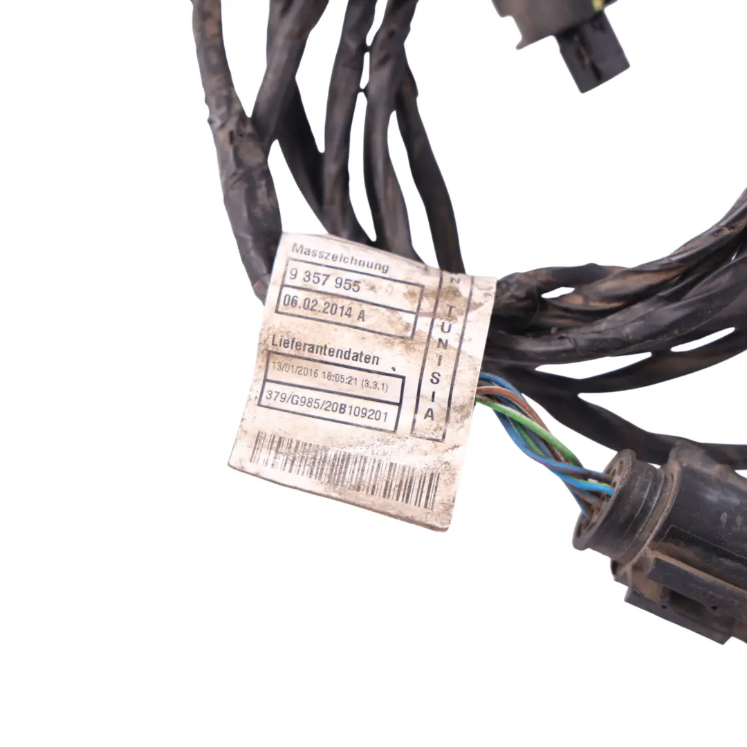 BMW F20 Stoßstange Vorne PDC Einparkhilfe Sensoren Kabelbaum - SKU 9357956 - Teilenummer 9357956