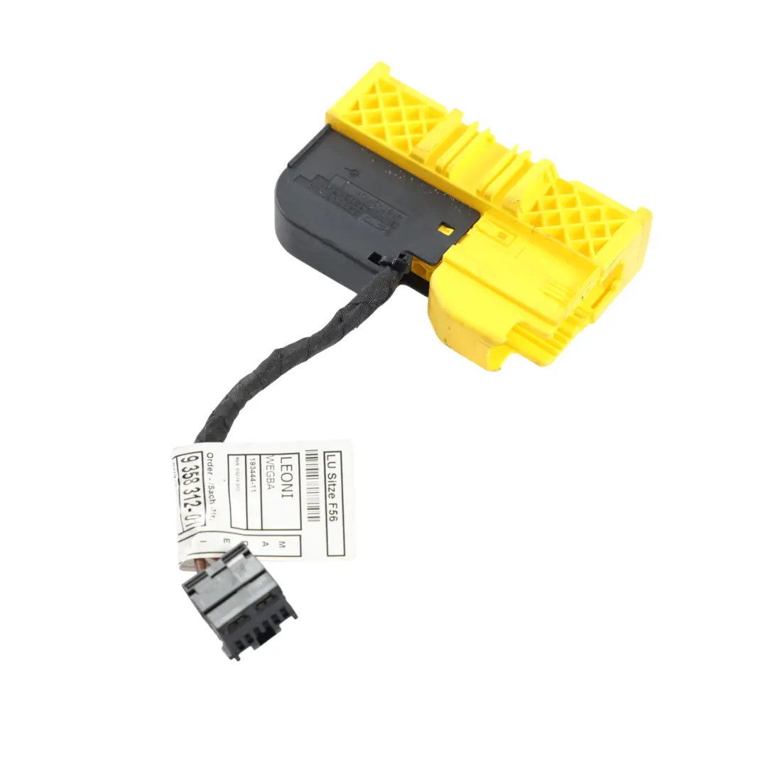 Wiring Harness Cable Connector Driver Side to Mini F55 F56 F57 Seat with Part number 9358312 Mini F55 F56 F57 Seat Wiring Harness Cable Connector Driver Side - SKU 9358312 - Part number 9358312
