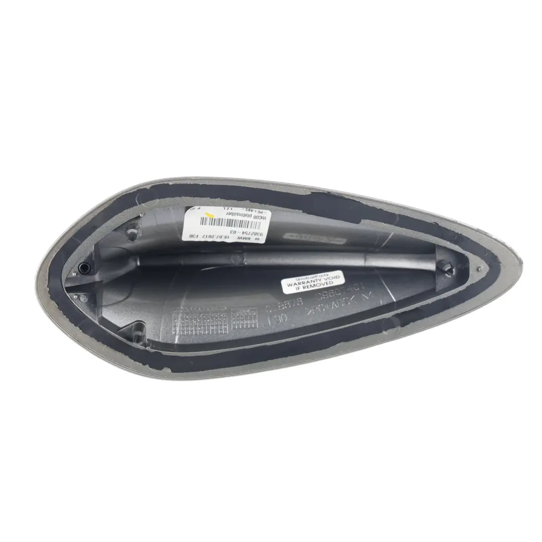 BMW F30 F31 Shark Fin Antenna Cover Platinsilber Silver Metallic - C08 - SKU 9382754-PSM - Part number 9382754