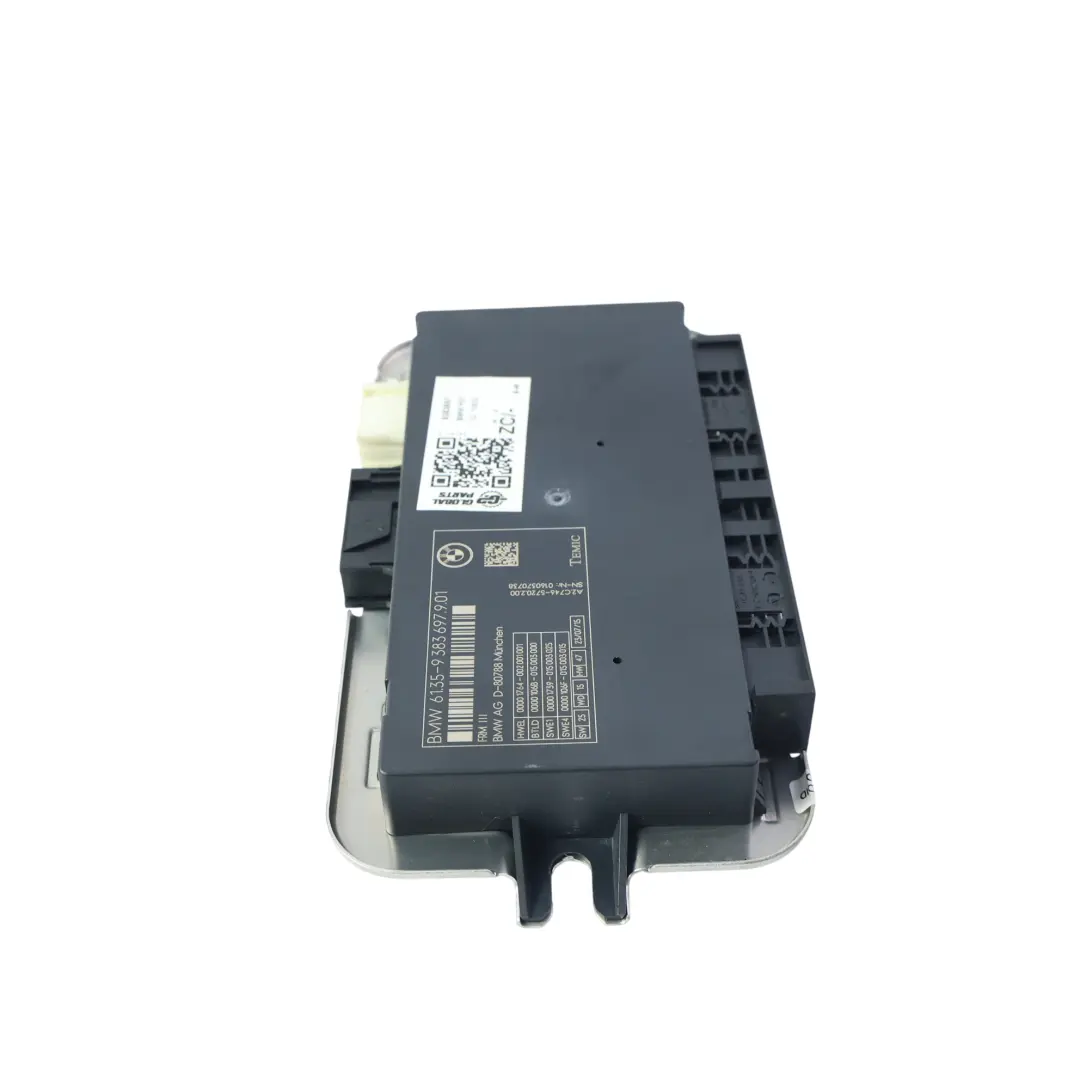 Footwell Light Control Module FRM III ECU Unit to BMW F07 LCI F20 F21 F30 with Part number 9383697 BMW F07 LCI F20 F21 F30 Footwell Light Control Module FRM III ECU Unit - SKU 9383697 - Part number 9383697