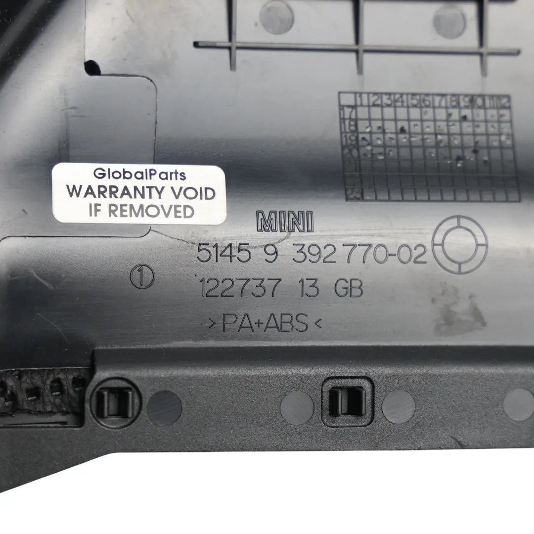 Mini F55 F56 F57 Lenksäule Verkleidung Abdeckung Oben - SKU 9392770 - Numéro de pièce 9392770