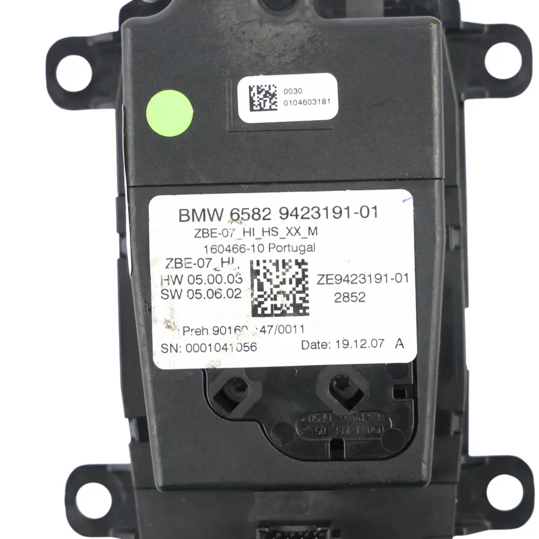 Controller iDrive Navigazione Interruttore Manopola Pannello per BMW F40 con numero di parte 9423191 BMW F40 Controller iDrive Navigazione Interruttore Manopola Pannello - SKU 9423191 - Numero di parte 9423191