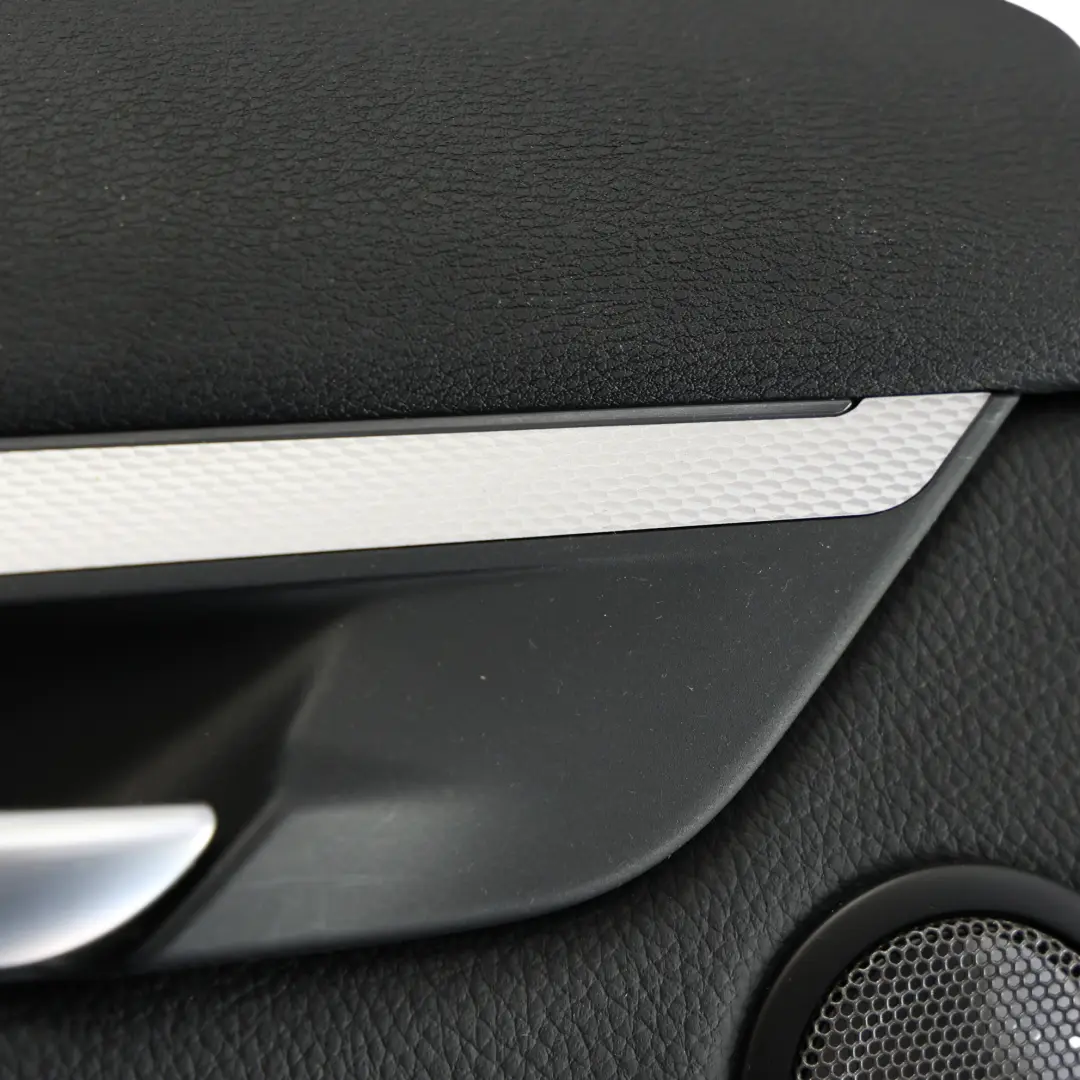 BMW X2 F39 Panel Puerta Embellecedor Trasero Izquierdo Cuero Negro Costura Gris - SKU 9471677 - Número de pieza 9471677