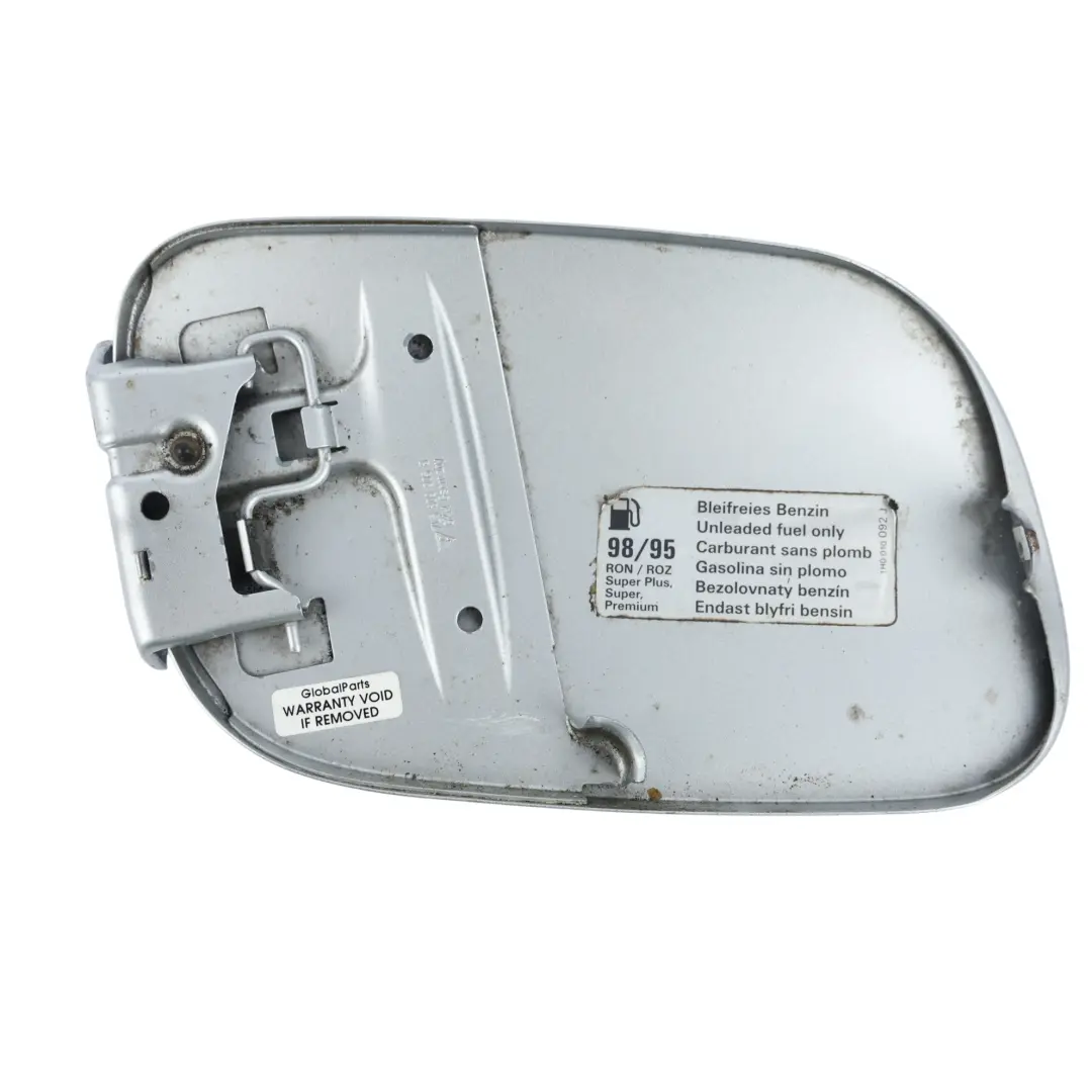 Porsche Cayenne 9PA Fuel Filler Flap Cover Crystal Silver A7W - SKU 95550413301-CSM - Part number 95550413301