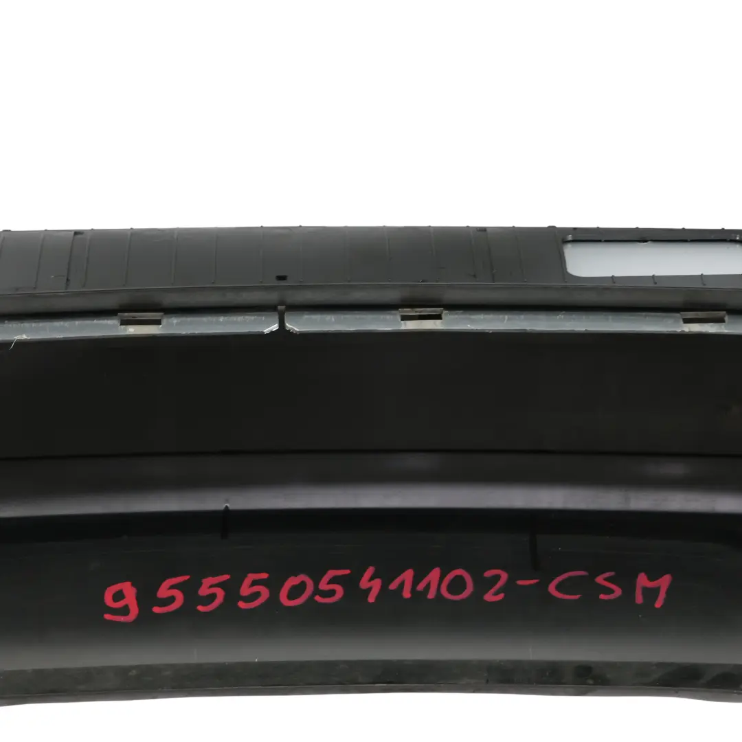 Bumper Trim Panel Crystal Silver Metallic - A7W to Porsche Cayenne 9PA Rear with Part number 95550541102 Porsche Cayenne 9PA Rear Bumper Trim Panel Crystal Silver Metallic - A7W - SKU 95550541102-CSM - Part number 95550541102