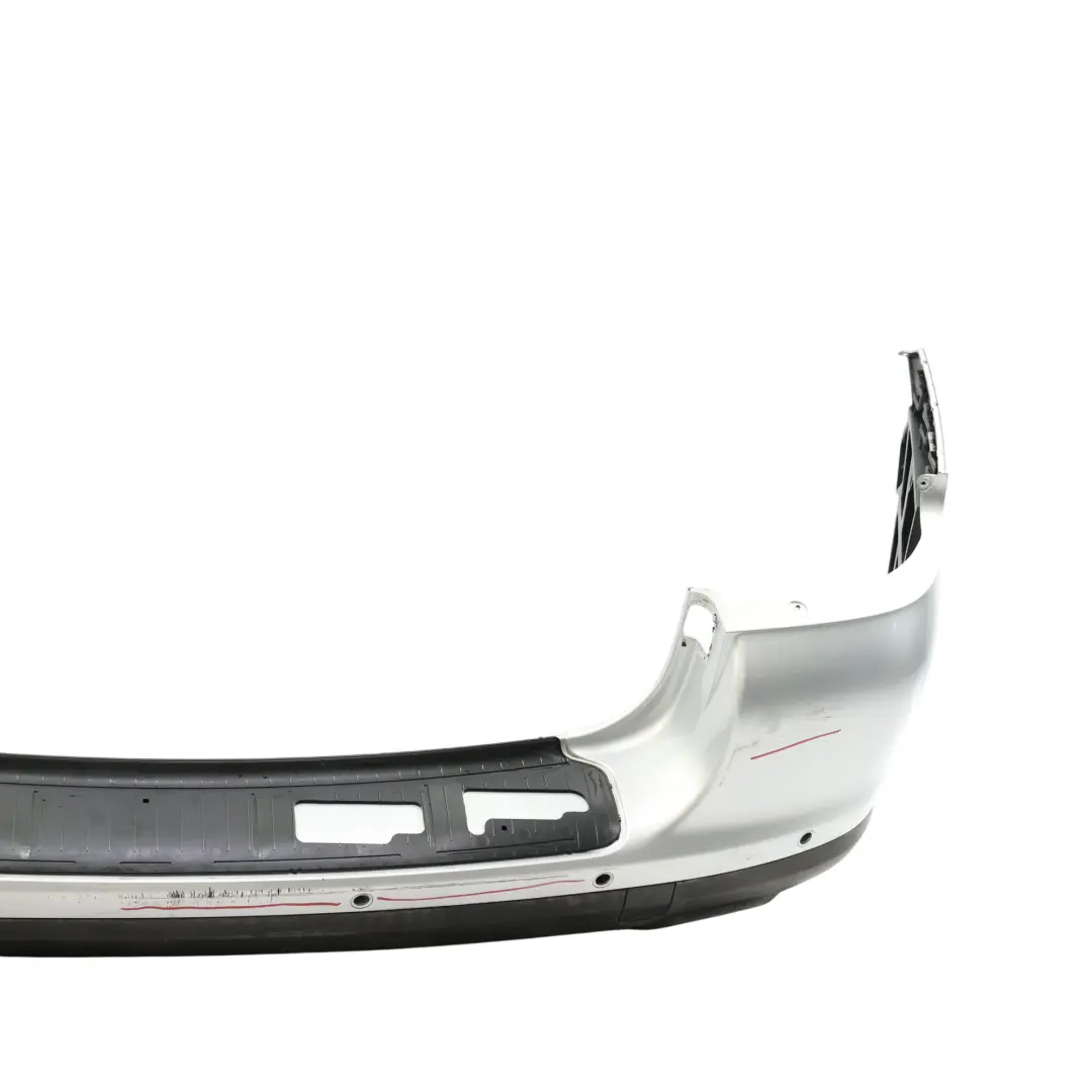 Bumper Trim Panel Crystal Silver Metallic - A7W to Porsche Cayenne 9PA Rear with Part number 95550541102 Porsche Cayenne 9PA Rear Bumper Trim Panel Crystal Silver Metallic - A7W - SKU 95550541102-CSM - Part number 95550541102