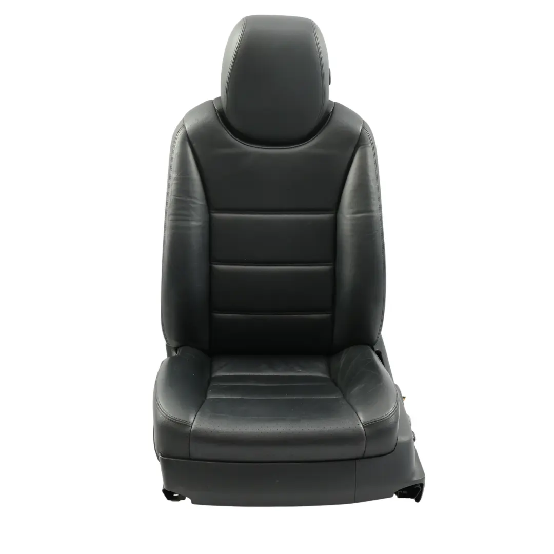 Porsche Cayenne 9PA Sedile Anteriore Sinistro Comfort Riscaldato Pelle Nera - SKU 95552117901-1 - Numero di parte 95552117901