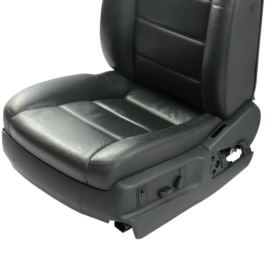 Porsche Cayenne 9PA Comfort Seat Front Left N/S Interior Heated Black Leather - SKU 95552117901-1 - Part number 95552117901