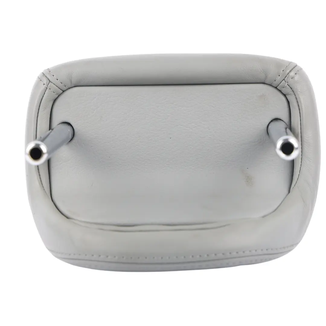 Centre Middle Headrest Leather Steel Grey to Porsche Cayenne 9PA Rear with Part number 95552281801 Porsche Cayenne 9PA Rear Centre Middle Headrest Leather Steel Grey - SKU 95552281801-1 - Part number 95552281801