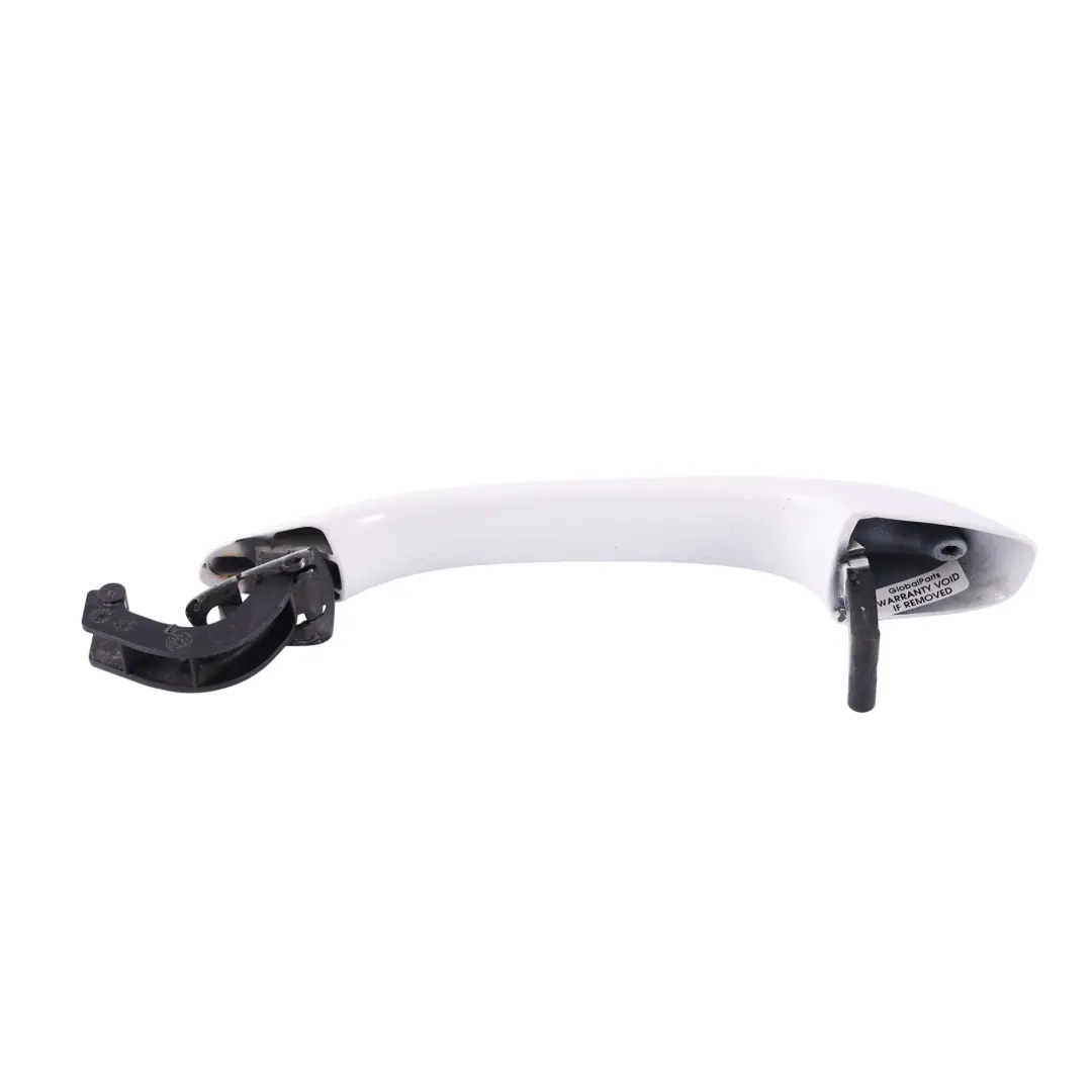 Porsche Macan 95B Klamka Zewnętrzna Drzwi Prawa Biała C9A - SKU 95B837206-PWH - Numer Części 95B837206