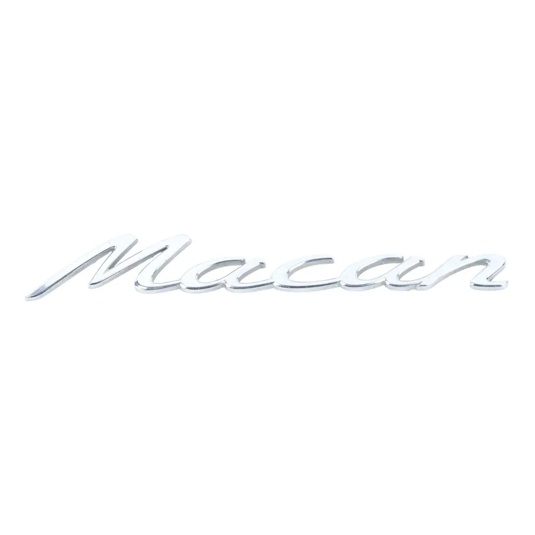 Portellone Posteriore Scritta Cromata Emblema Logo per Porsche Macan 95B con numero di parte 95B853675 Porsche Macan 95B Portellone Posteriore Scritta Cromata Emblema Logo - SKU 95B853675 - Numero di parte 95B853675