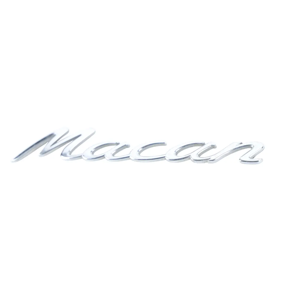 Porsche Macan 95B Portellone Posteriore Scritta Cromata Emblema Logo - SKU 95B853675 - Numero di parte 95B853675