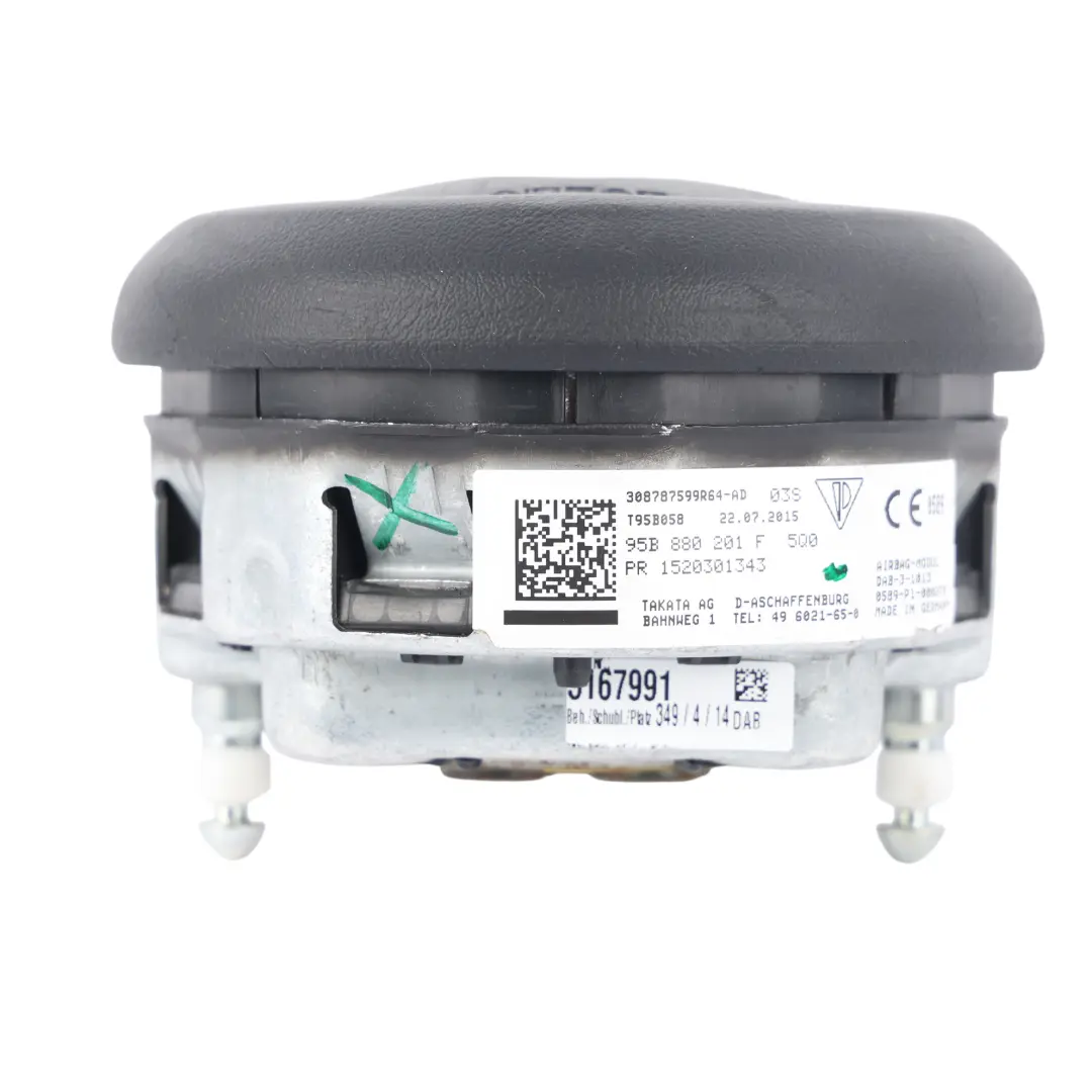 Volant Module Air Klaxon Côté Conducteur pour Porsche Macan 95B à propos du numéro de pièce 95B880201F Porsche Macan 95B Volant Module Air Klaxon Côté Conducteur - SKU 95B880201F - Numéro de pièce 95B880201F