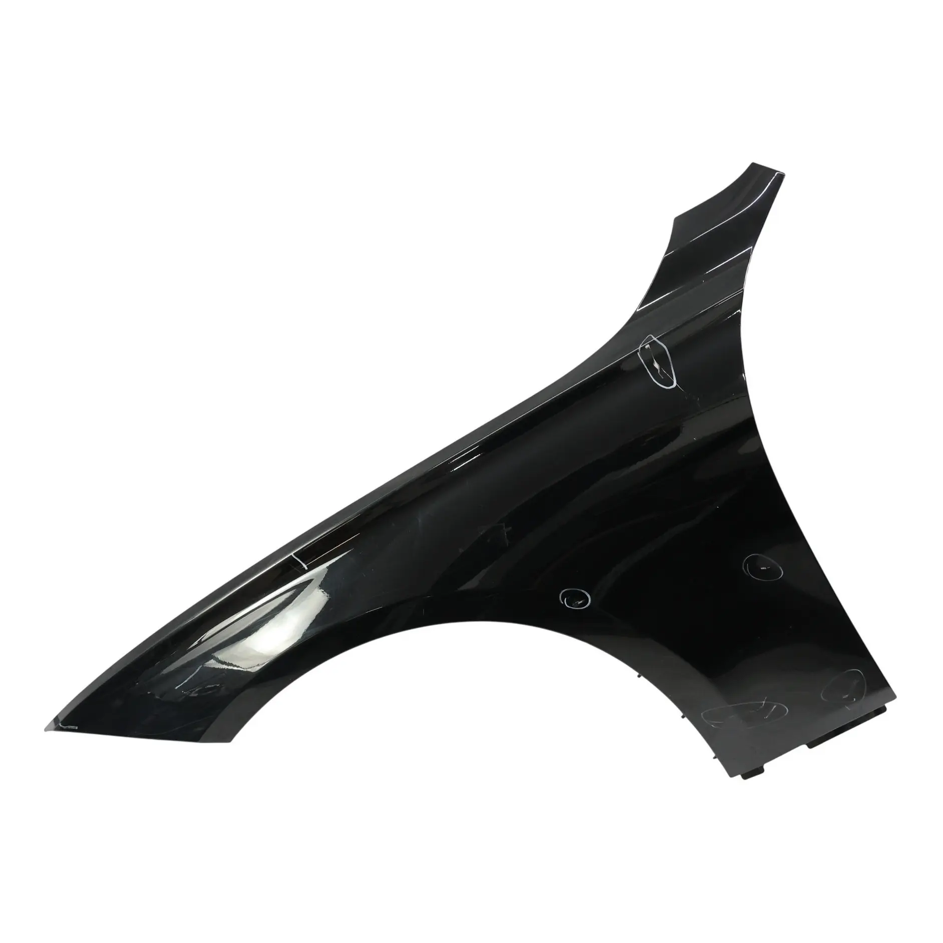 BMW F30 Side Wing Panel Fender F31 Front Left N/S Schwarz 2 Black - 668