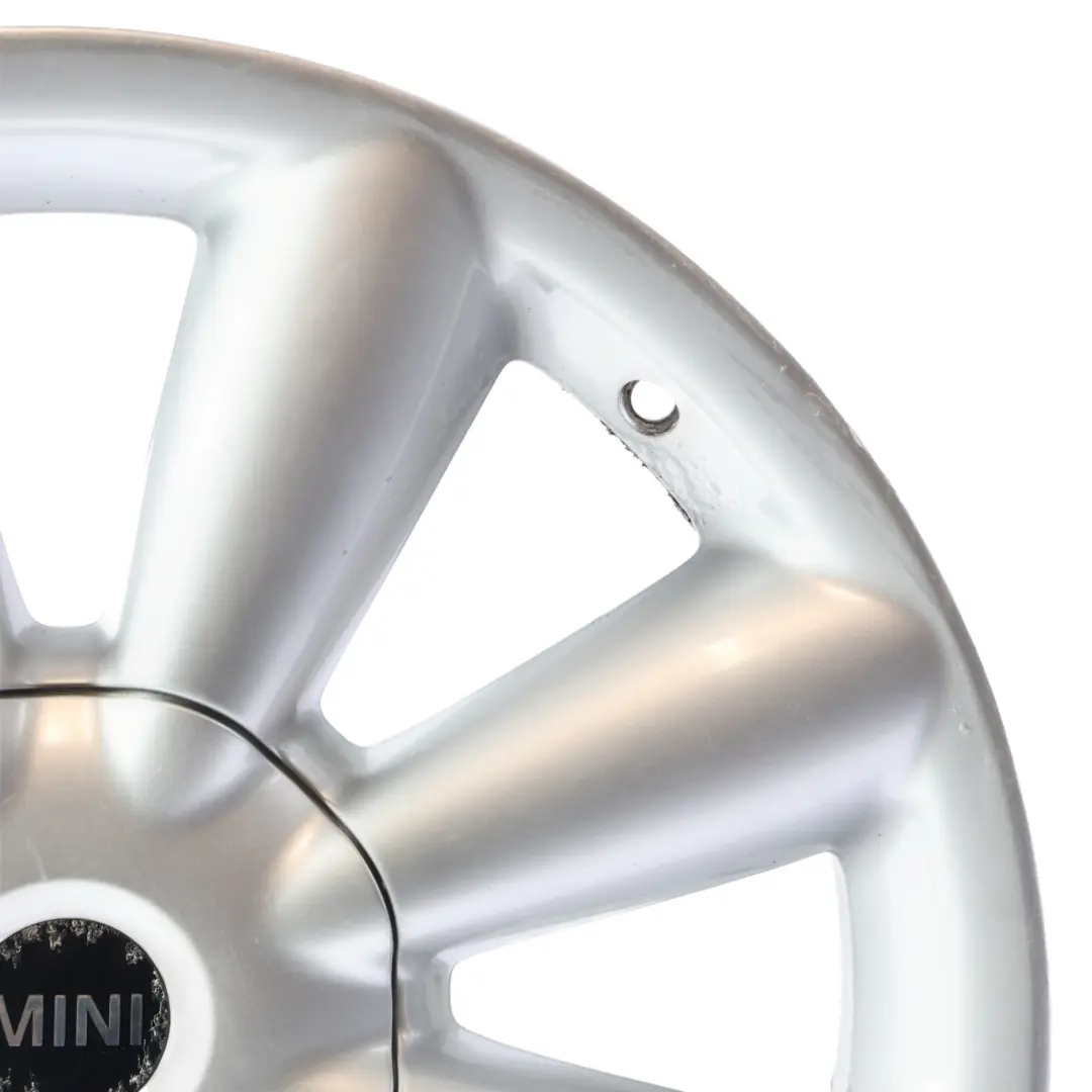 Alloy Rim 18" ET:52 7,5J Turbo Fan 126 to Mini Cooper R60 R61 Silver Wheel with Part number 9803724 Mini Cooper R60 R61 Silver Wheel Alloy Rim 18" ET:52 7,5J Turbo Fan 126 - SKU 9803724-3 - Part number 9803724