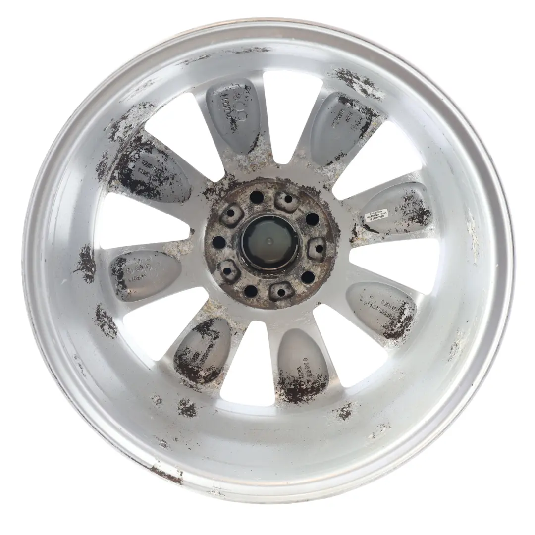 Mini Cooper R60 R61 Silver Wheel Alloy Rim 18" ET:52 7,5J Turbo Fan 126 - SKU 9803724-3 - Part number 9803724
