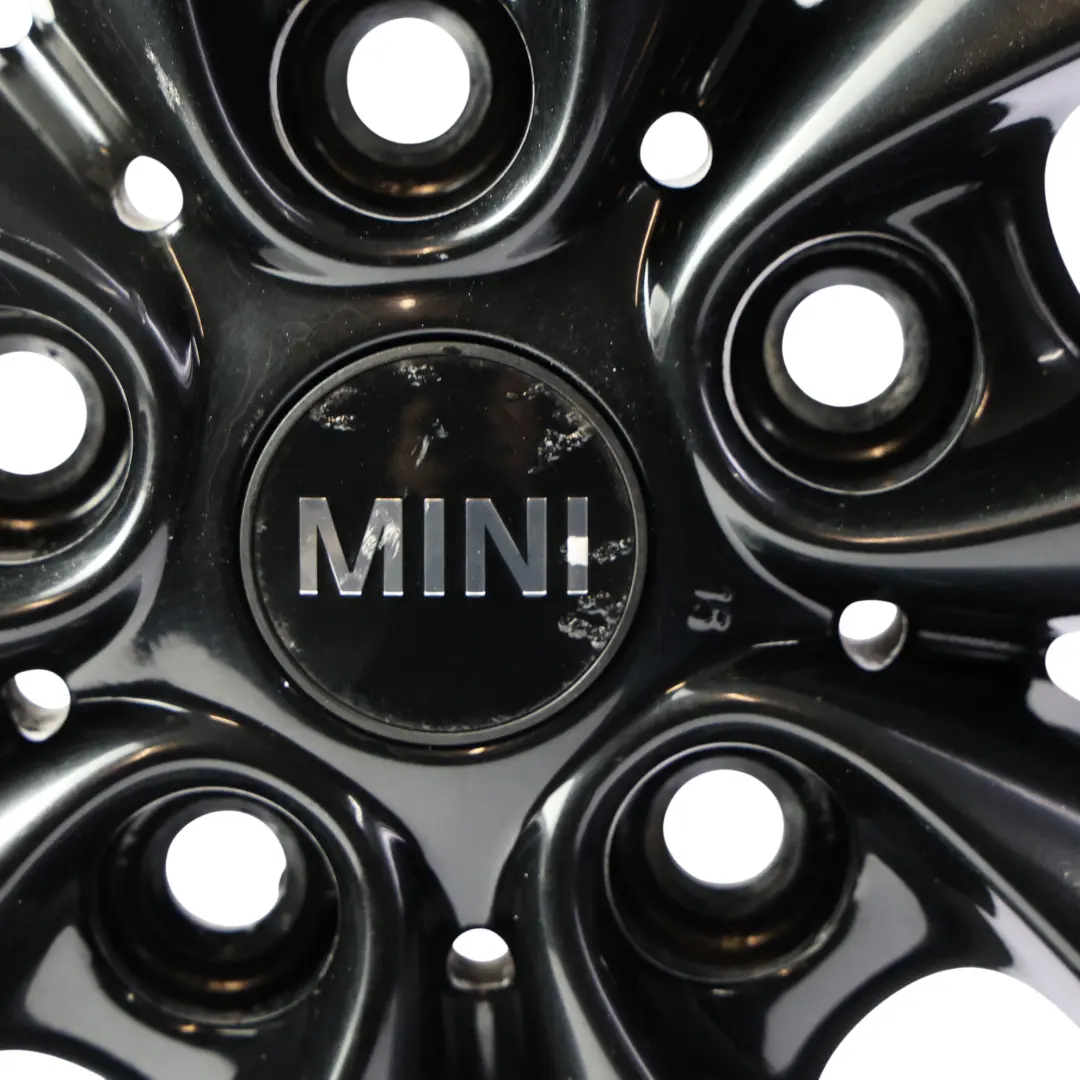 Mini Cooper R60 R61 Llanta Aleación Negra 17" 7J ET:50 5 Estrellas Radios 124 - SKU 9803726-BLK5 - Número de pieza 9803726