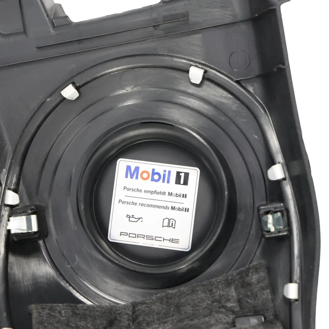 Trasero Compartimento Motor Embellecedor Panel Soporte 981551 para Porsche Cayman 982 con número de pieza 98155143302 Porsche Cayman 982 Trasero Compartimento Motor Embellecedor Panel Soporte 981551 - SKU 98155143302 - Número de pieza 98155143302
