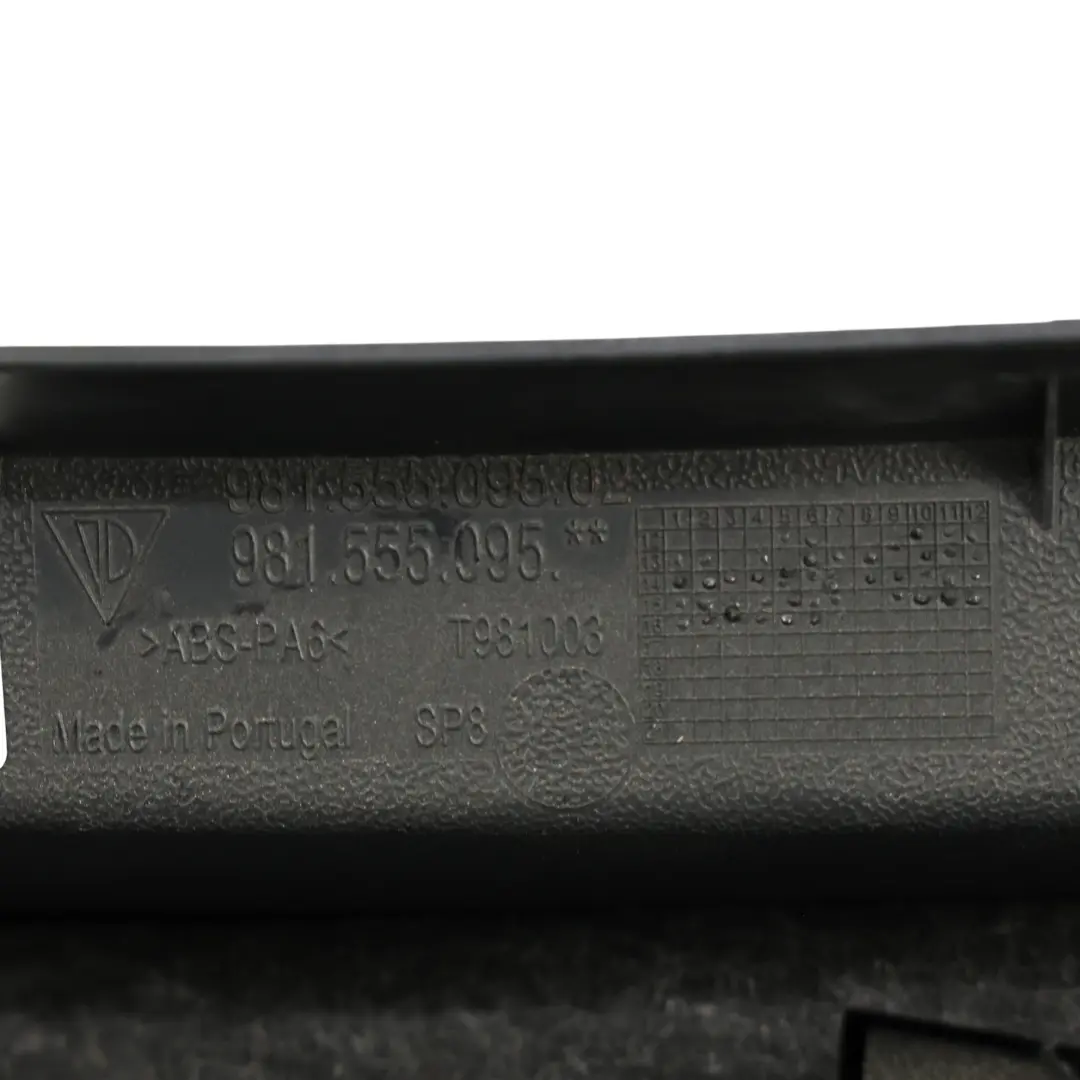 Boot Lid Tailgate Inner Plastic Cover Trim Panel to Porsche Cayman 982 with Part number 98155509502 Porsche Cayman 982 Boot Lid Tailgate Inner Plastic Cover Trim Panel - SKU 98155509502 - Part number 98155509502