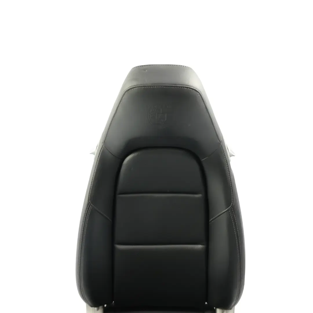 Porsche Cayman 982 Front Sports Seat Electric Heated Left N/S Black Leather - SKU 99152114113-1 - Part number 99152114113