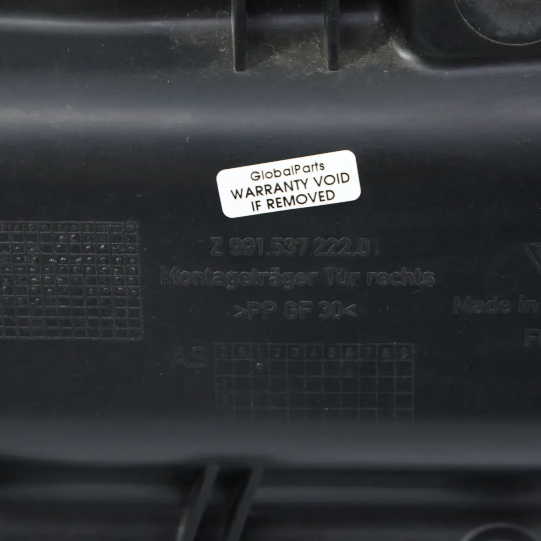 Porsche Boxster 982 Panneau Porte Intérieur Cadre Avant Droit - SKU 99153722201 - Numéro de pièce 99153722201