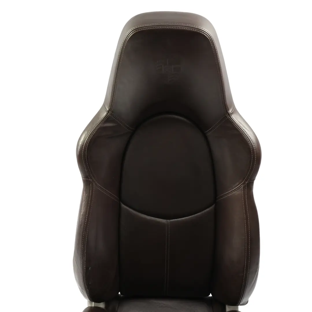 Porsche 911 996 Sedile Anteriore Sportivo Riscaldato Destro Pelle Cacao Marrone - SKU 99752115100-1 - Numero di parte 99752115100