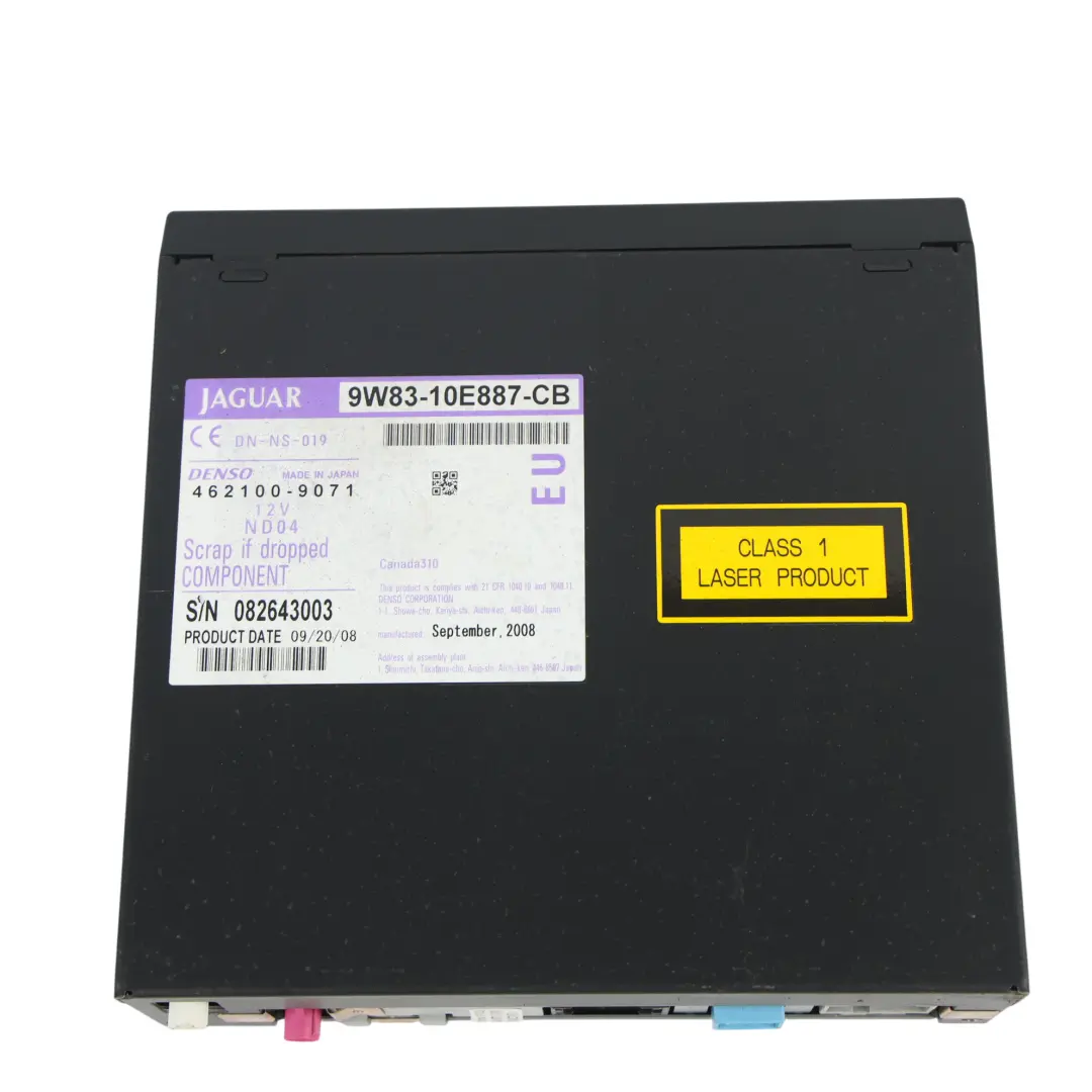 Jaguar XF X250 Sat Nav Navigation DVD Disc Drive Head Unit - SKU 9W83-10E887-CB - Part number 9W83-10E887-CB