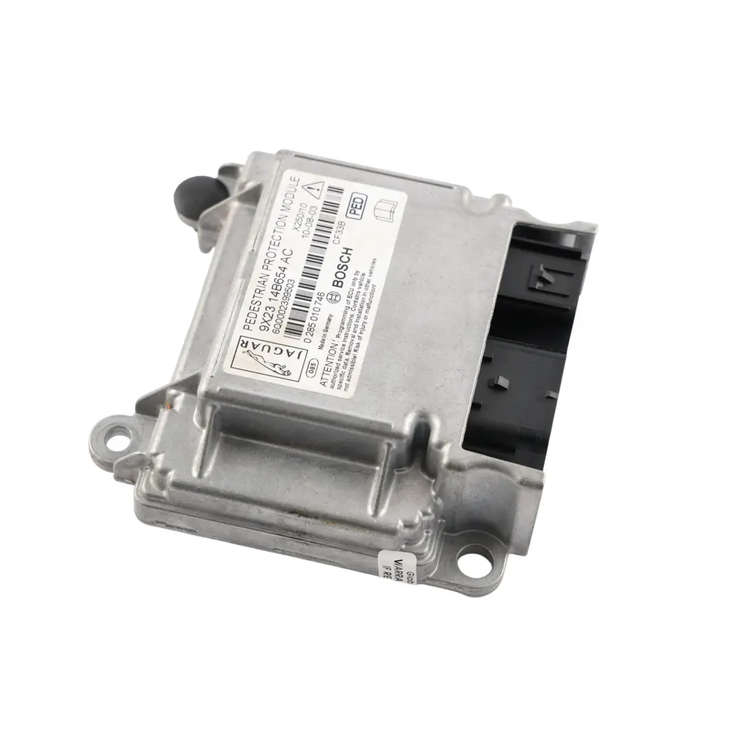 Moduł Sterownik Ochrony Pieszych ECU do Jaguar XF X250 o numerze 9X23-14B654-AC Jaguar XF X250 Moduł Sterownik Ochrony Pieszych ECU - SKU 9X23-14B654-AC - Numer Części 9X23-14B654-AC