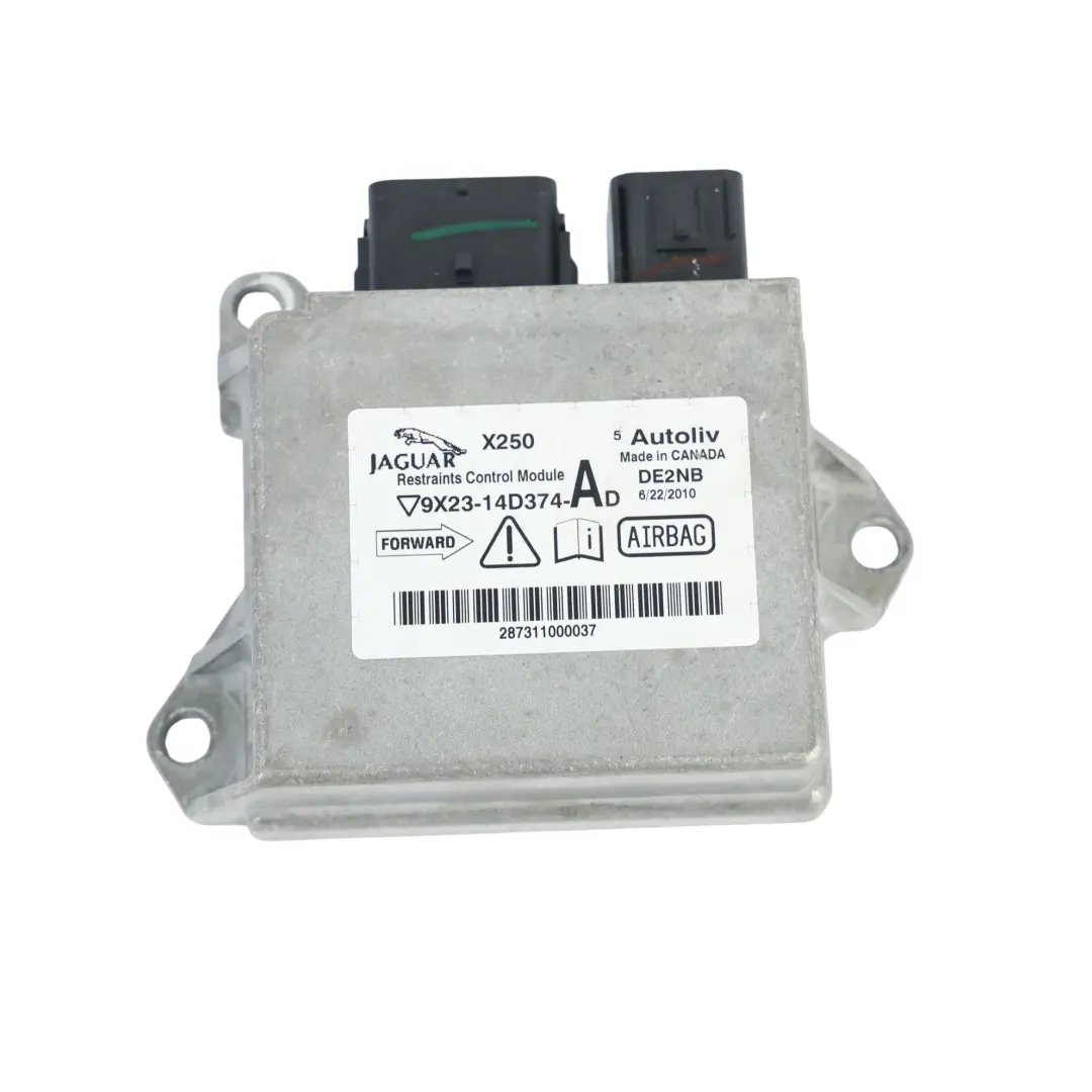 Jaguar XF X250 Sterownik Poduszek Powietrznych SRS Moduł ECU - SKU 9X23-14D374-AD - Numer Części 9X23-14D374-AD