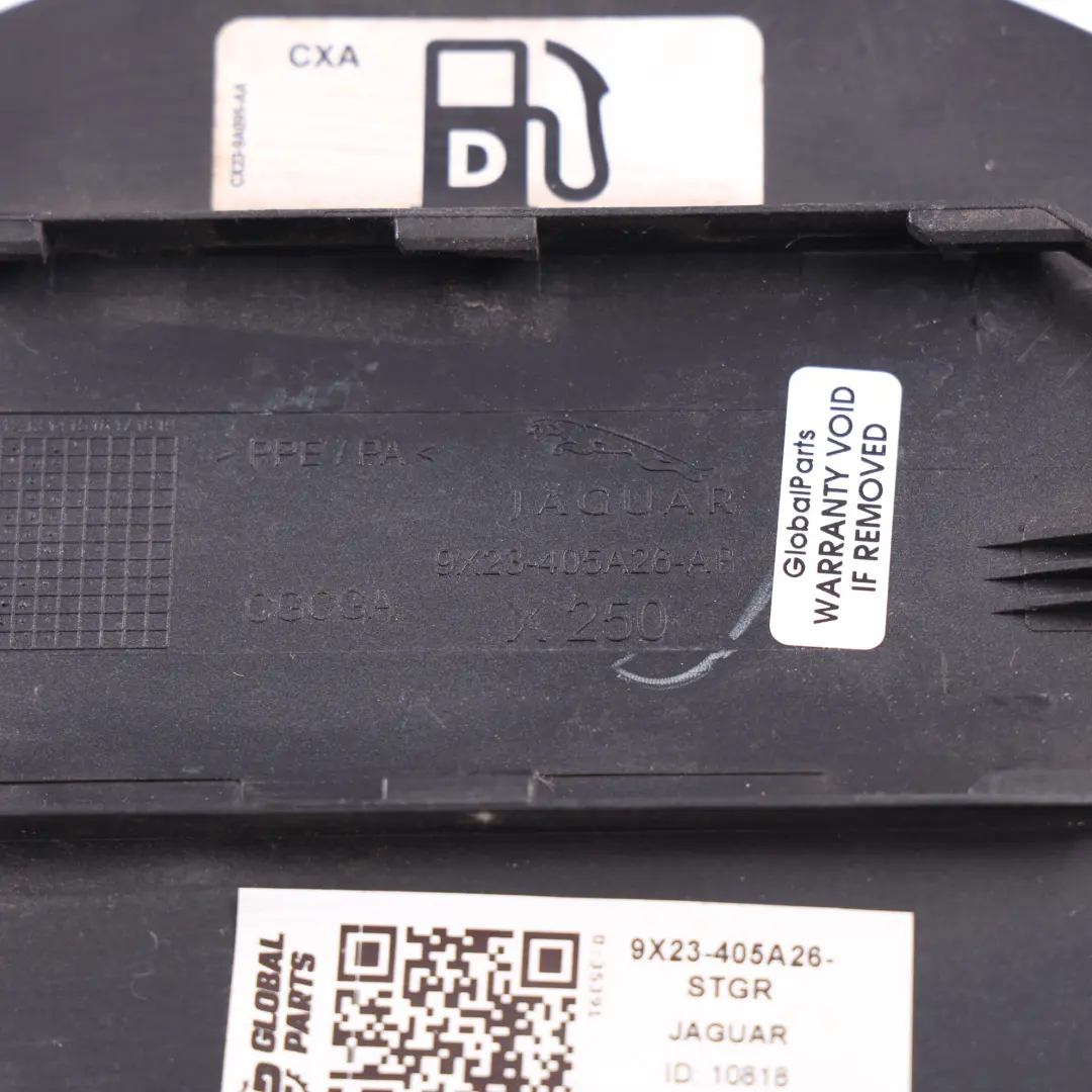 Jaguar XF X250 Sportello Serbatoio Carburante Copertura Grigio Stratus 2127 - SKU 9X23-405A26-STGR - Numero di parte 9X23-405A26