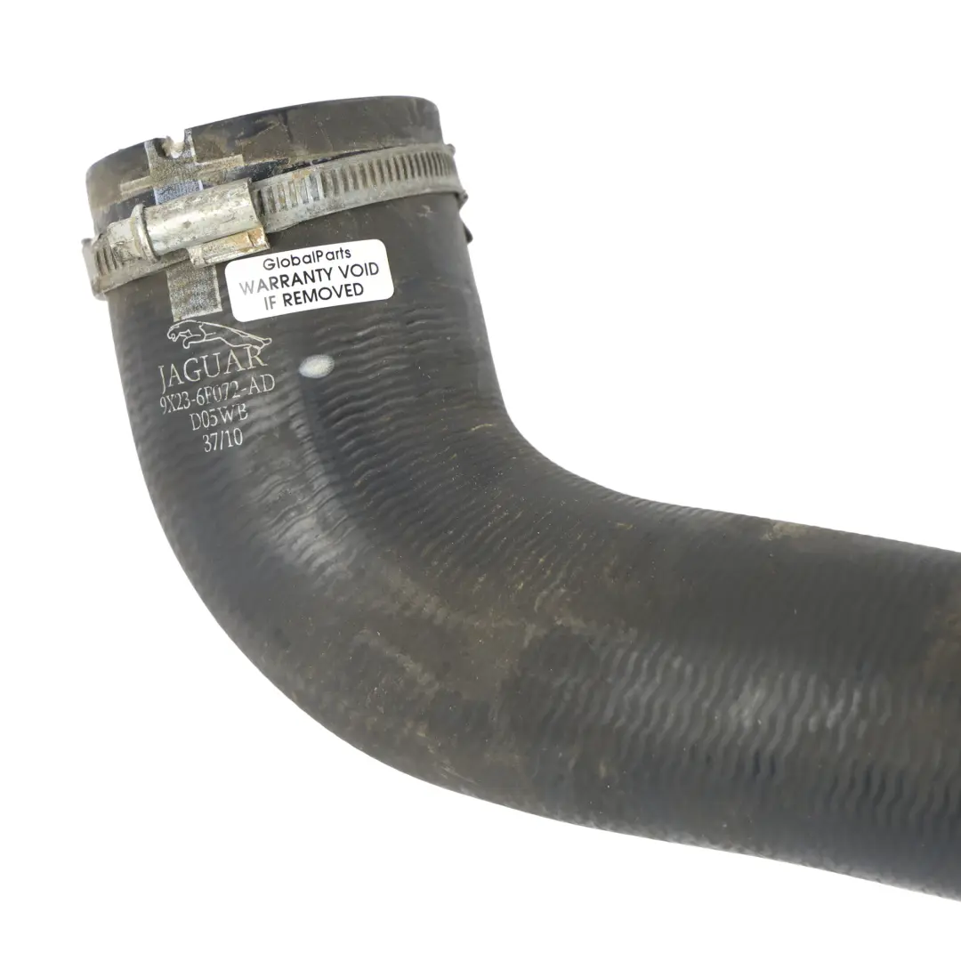 Jaguar XF X250 Tubo Intercooler Flessibile Tubazione Diesel 3.0 - SKU 9X23-6F072-AD - Numero di parte 9X23-6F072-AD