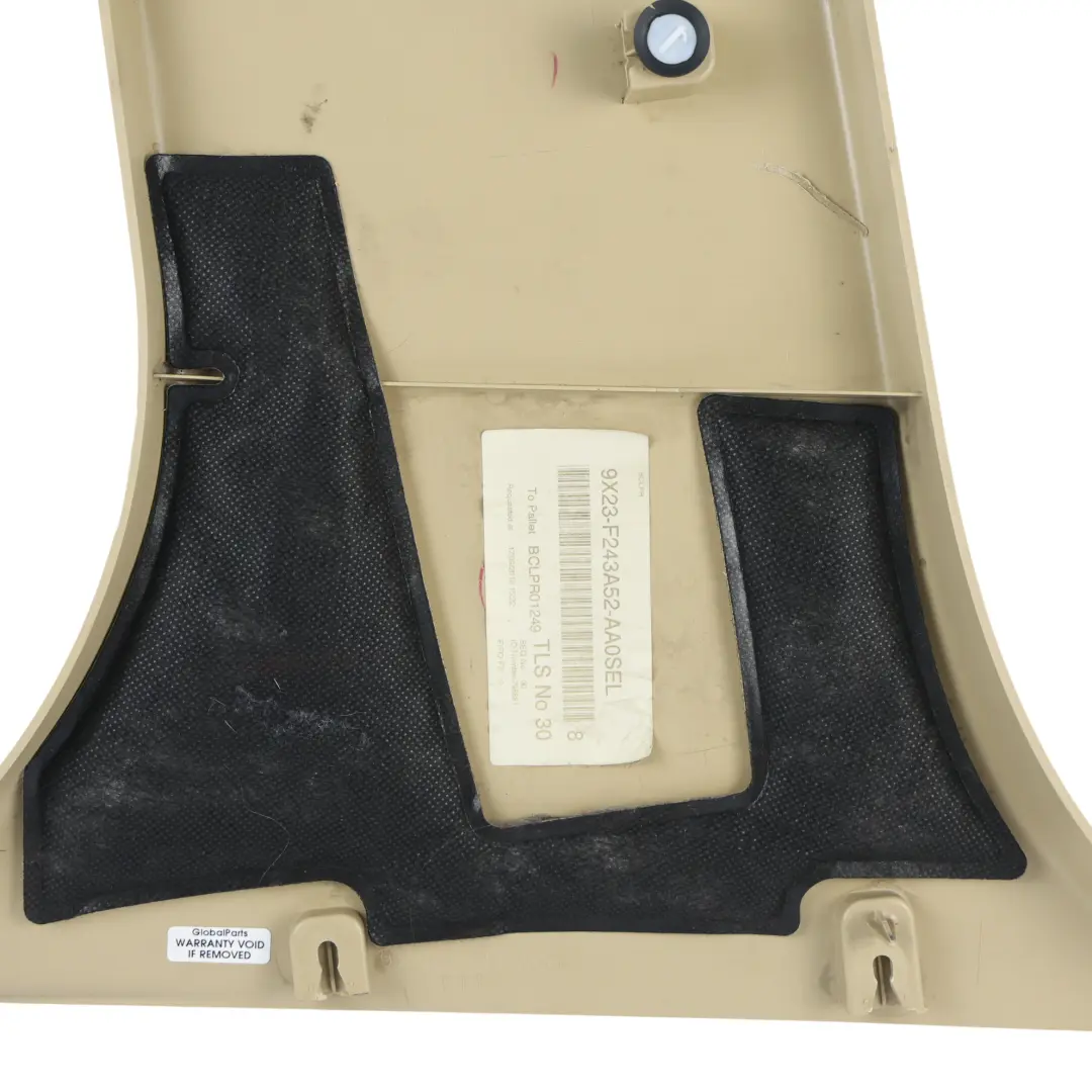 B-Säule Untere Verkleidung Abdeckung Rechts Beige für Jaguar XF X250 mit Teilenummer 9X23-F243A52-AA Jaguar XF X250 B-Säule Untere Verkleidung Abdeckung Rechts Beige - SKU 9X23-F243A52-AA - Teilenummer 9X23-F243A52-AA