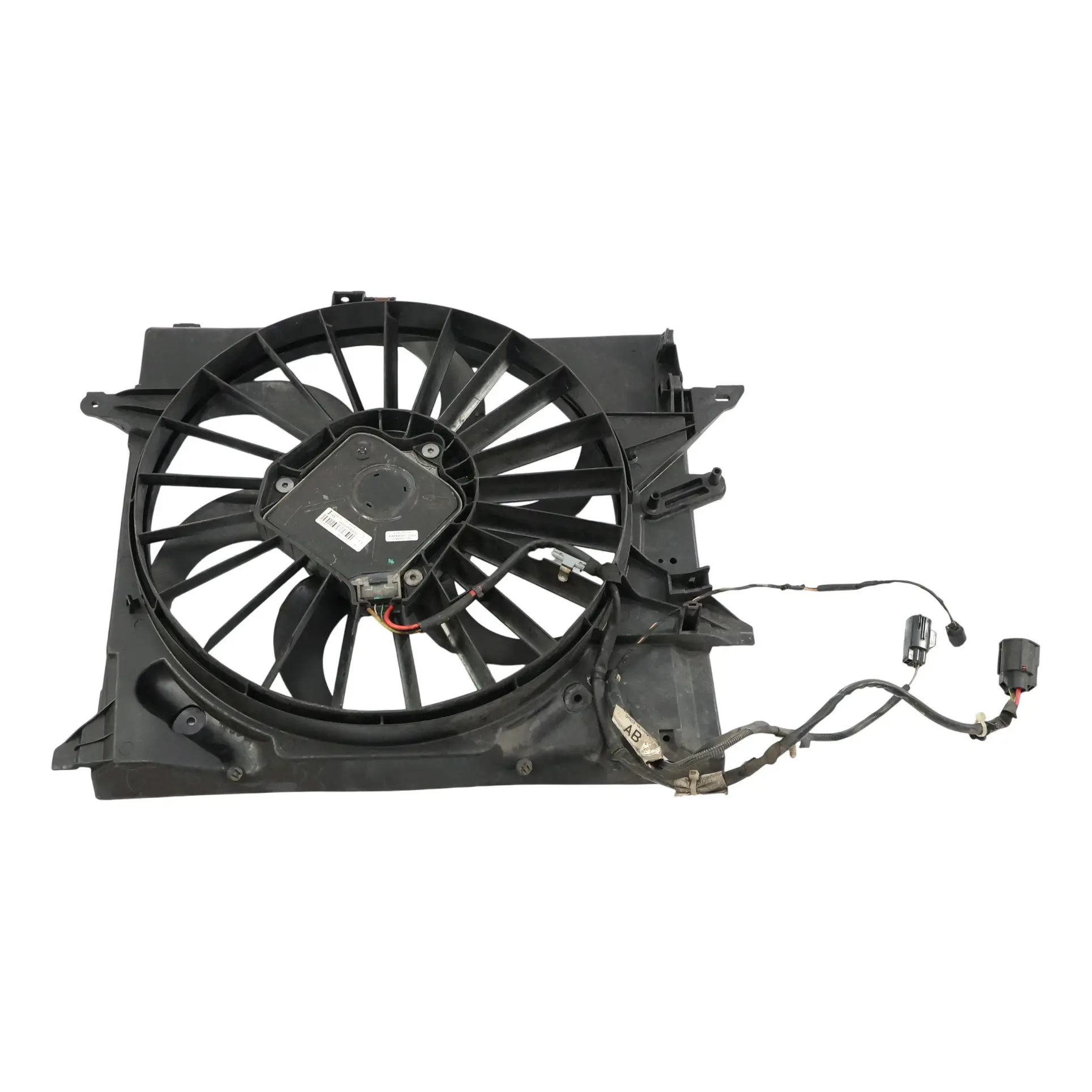 Jaguar XF X250 Engine Cooling Radiator Fan Motor Shroud 6W83-8C607-AA