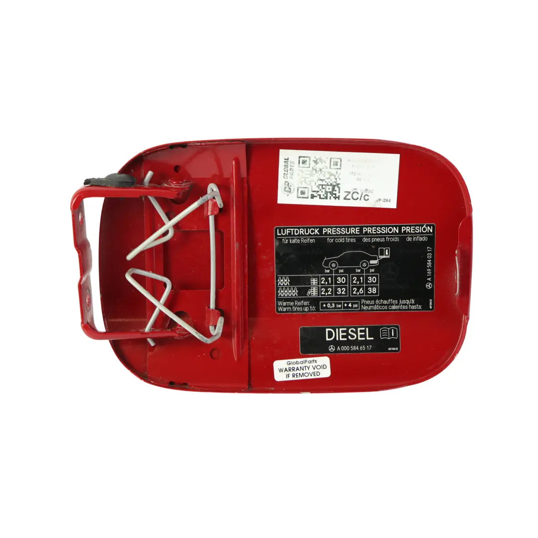 Mercedes W169 Sportello Carburante Rosso Jupiter A2117500206 - SKU A0005846517-JUR - Numero di parte A0005846517
