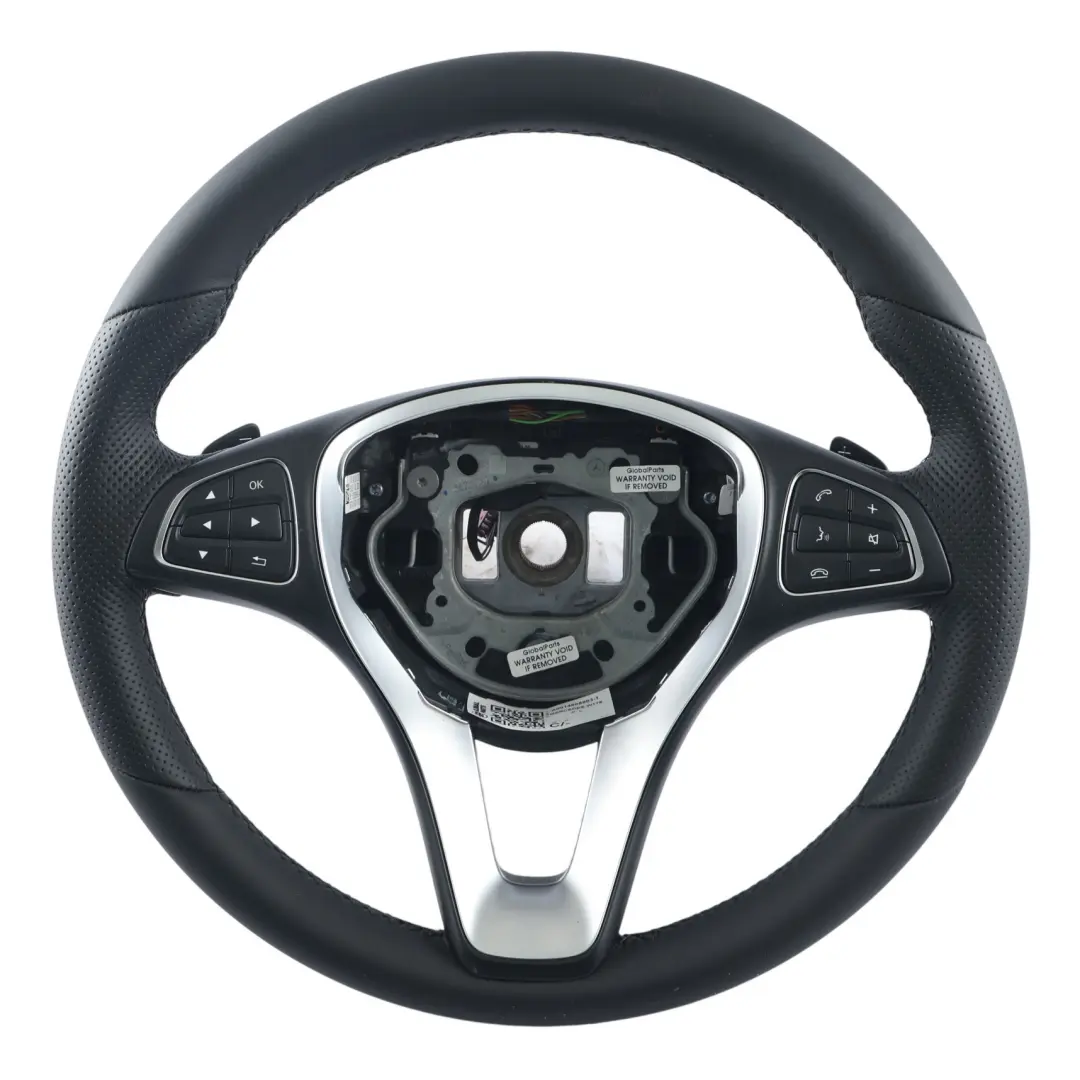Mercedes W176 W246 Kierownica NOWA Czarna Skóra Łopatki - SKU A0014608903-1 - Numer Części A0014608903