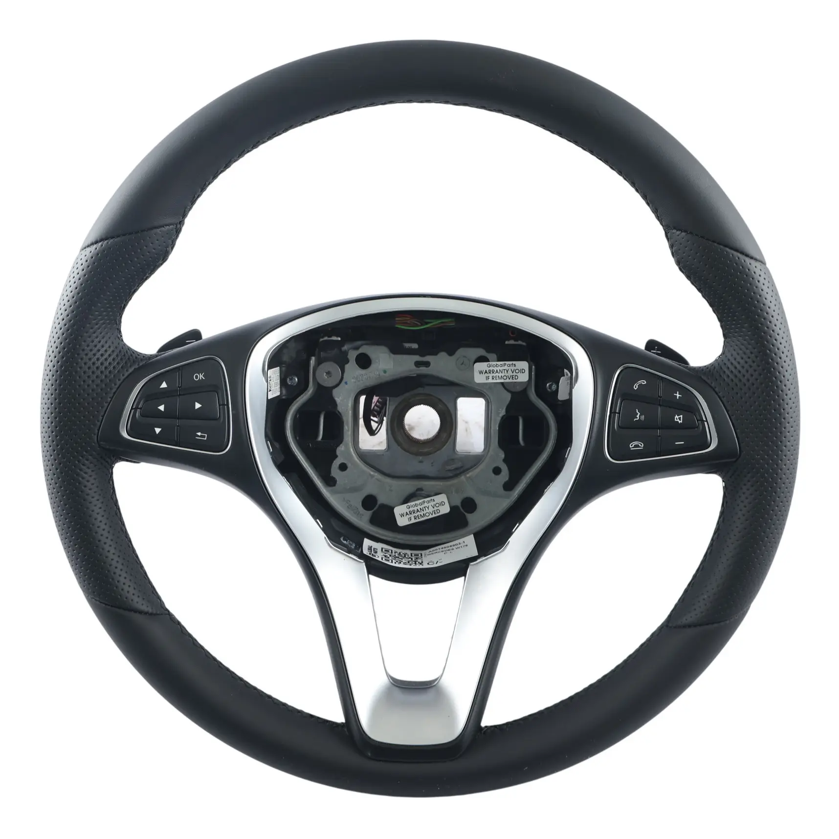 Mercedes W176 W246 NUEVO Volante cuero negro Palanca de cambio A0014608903