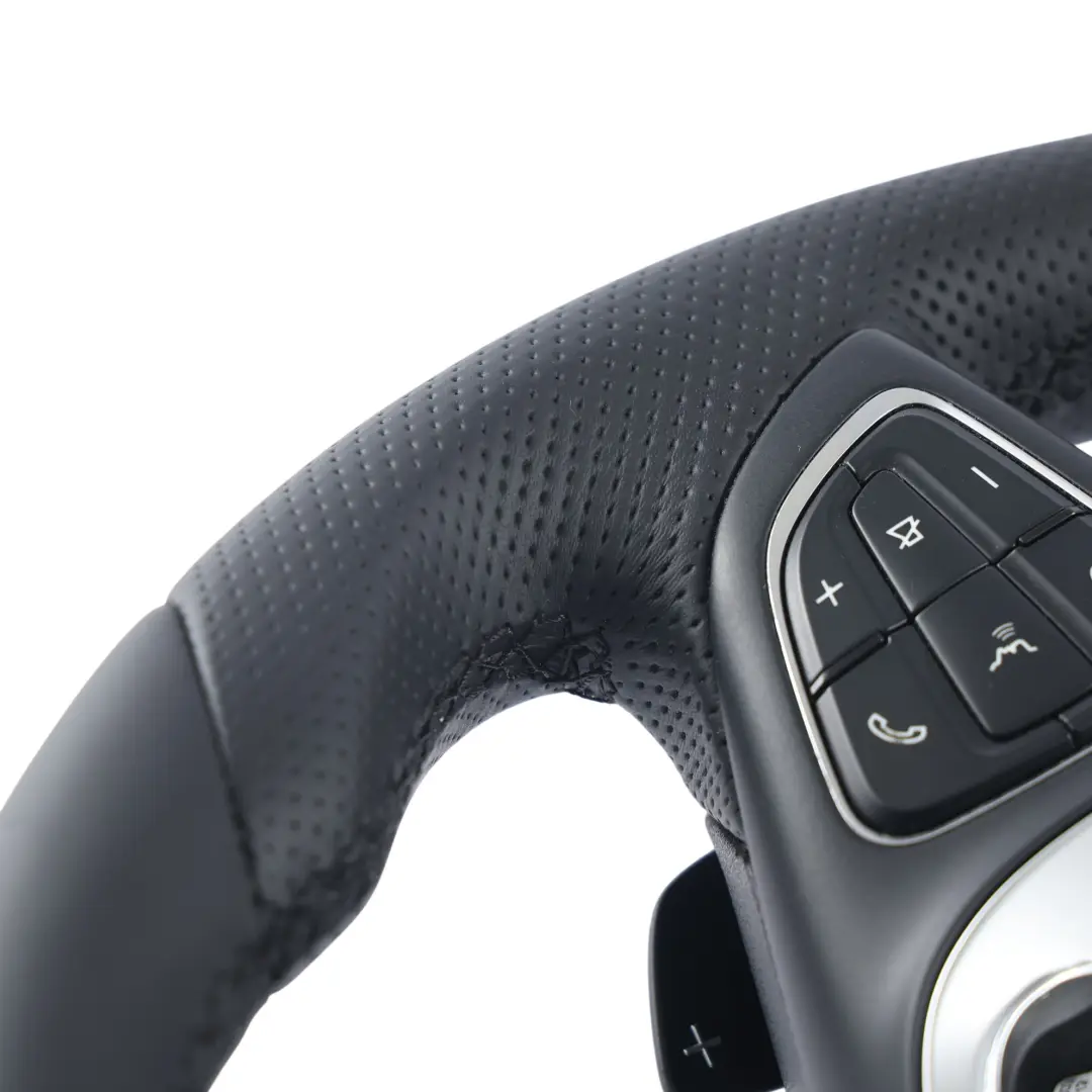 Mercedes W176 NOUVEAU Volant cuir noir palettes changement vitesse - SKU A0014608903-1 - Numéro de pièce A0014608903