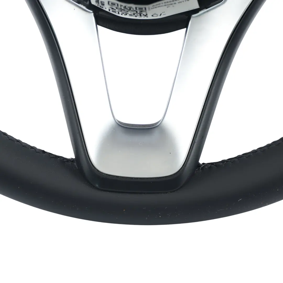 Mercedes W176 W246 NEW Black Leather Steering Wheel Paddle Shift - SKU A0014608903-1 - Part number A0014608903