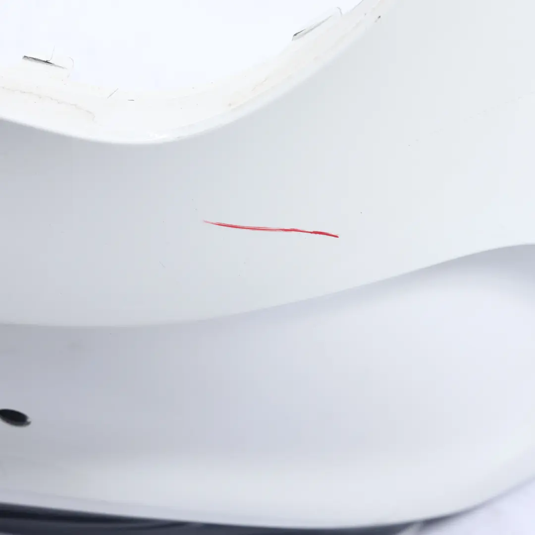 Bumper AMG Trim Panel Covering Calcite White - 650 to Mercedes C117 Rear with Part number A1178804501 Mercedes C117 Rear Bumper AMG Trim Panel Covering Calcite White - 650 - SKU A1178804501-CW - Part number A1178804501