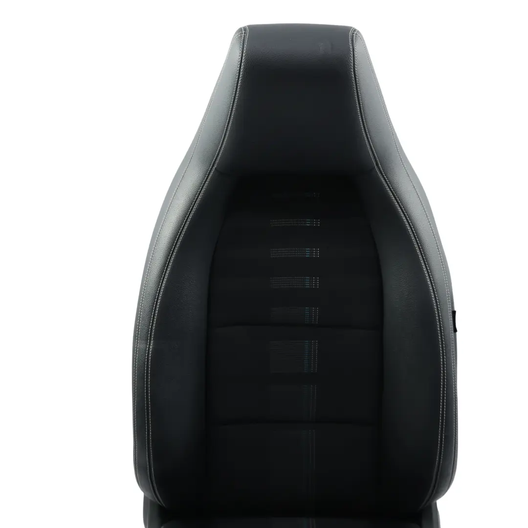 Front Seat Left N/S Interior Cloth Fabric Leather Artico Black to Mercedes W176 with Part number A1179109500 Mercedes W176 Front Seat Left N/S Interior Cloth Fabric Leather Artico Black - SKU A1179109500-2 - Part number A1179109500
